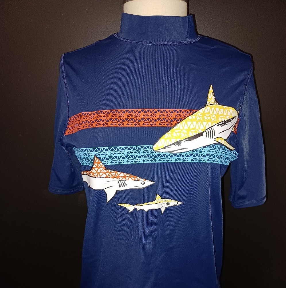 Boy's Lands' End Swimming shirt